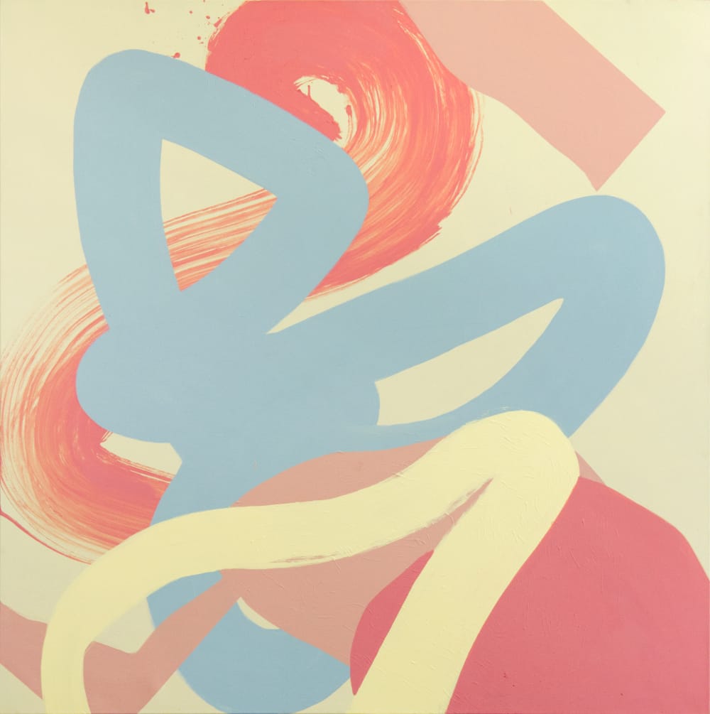 Ledo's painting titled abstract #5