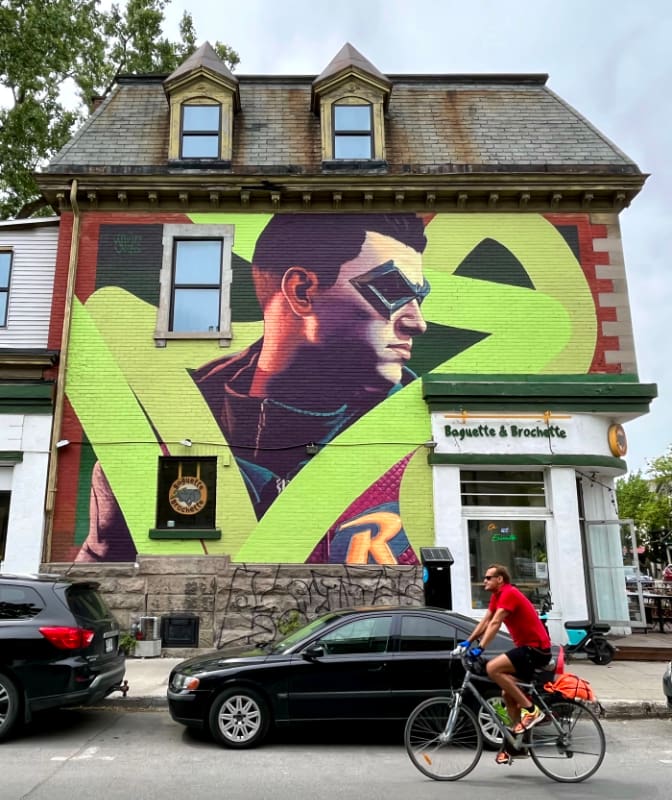 ledo's collaboration mural with WB